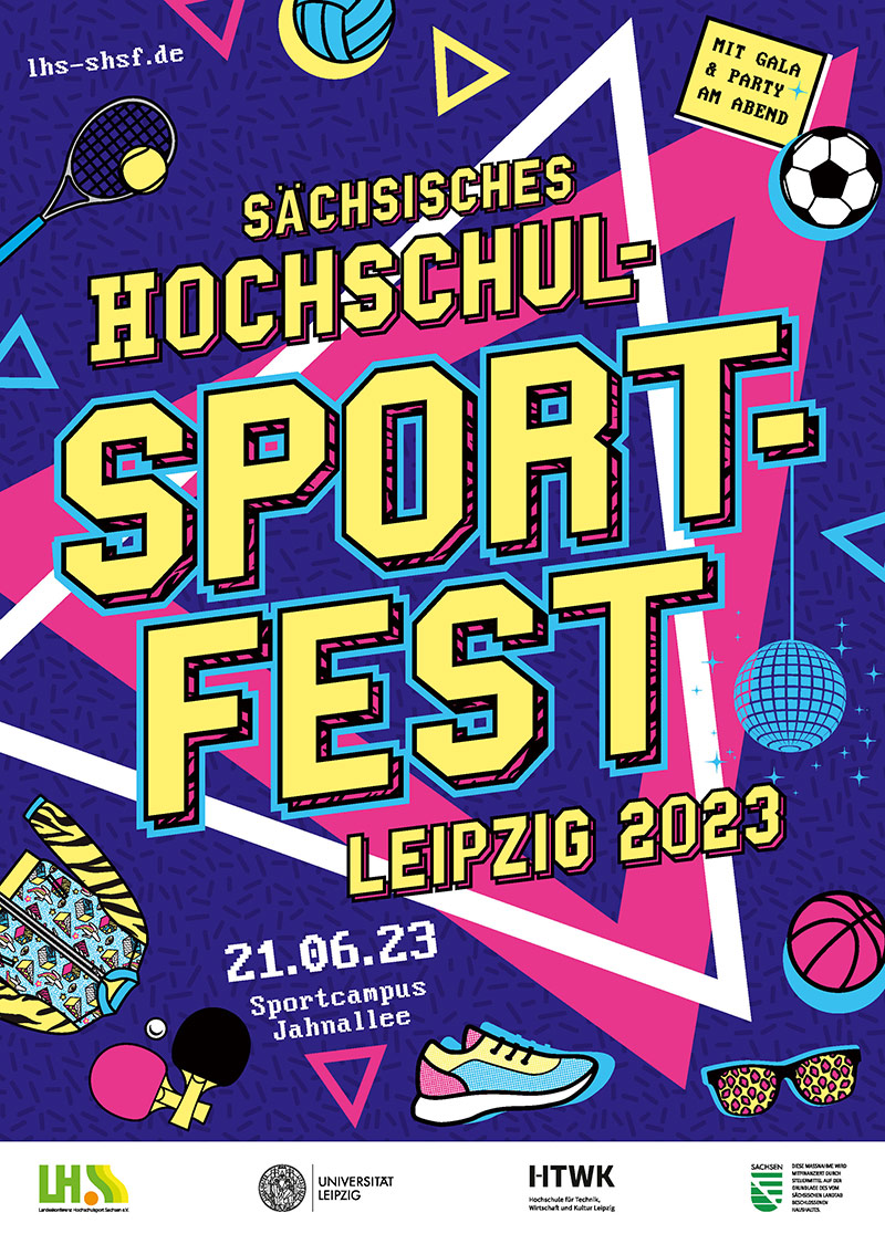 Plakat Sächsisches Hochschulsportfest 2023